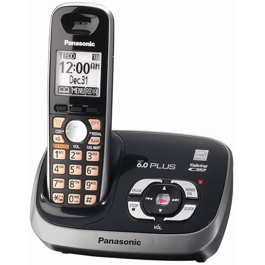Panasonic KX-TG6531B DECT 6.0 Cordless Phone with Digital Answering System