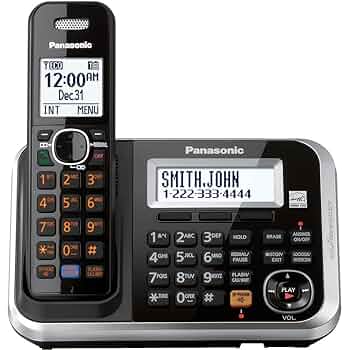 Panasonic KX-TG6841B Dect 6.0 1-Handset  Landline Telephone