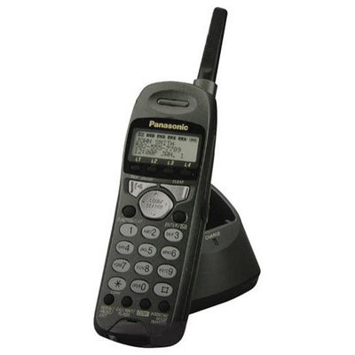 Panasonic KX-TGA400B 2.4GHz Accessory Handset for KX-TG4000B  Expandable Phone (Black) (KX-TGA400B)