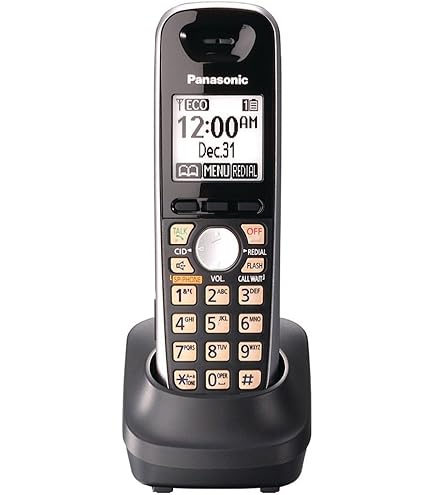 Panasonic KX-TGA652B DECT 6.0 1.9GHz Replacement Handset for KX-TG65 series phone