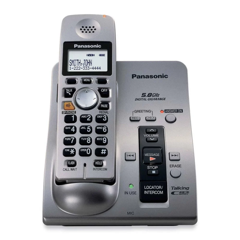 Panasonic KX-TG6051M 5.8 GHz Expandable Digital Cordless Phone System(Renewed)