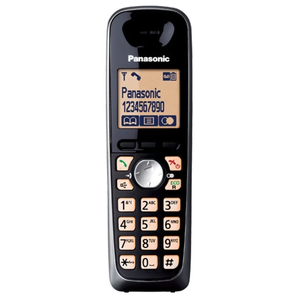 Panasonic KX-TG6531B DECT 6.0 Cordless Phone with Digital Answering System(Renewed) - Image 2