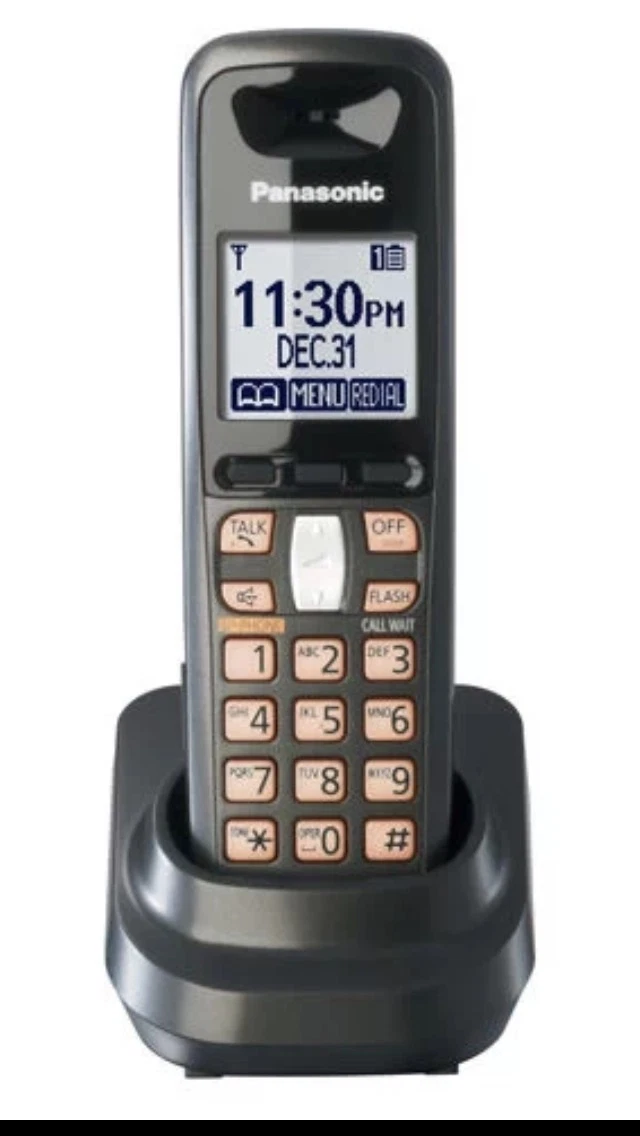 Panasonic KX-TGA641T Add-on Additional handset for use with Panasonic KX-TG6400-series phones