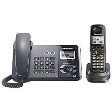 Panasonic KX-TG9391T - Corded/cordless -Caller ID - DECT 6.0 - 3-way call capability - 2-line operation+ additional handset for office small business