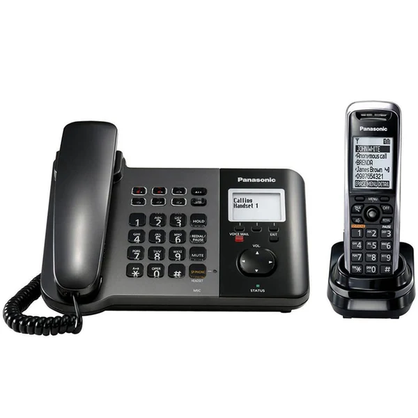 PANASONIC KX-TGP550 SIP DECT Cord and Cordless Phone System Business Office