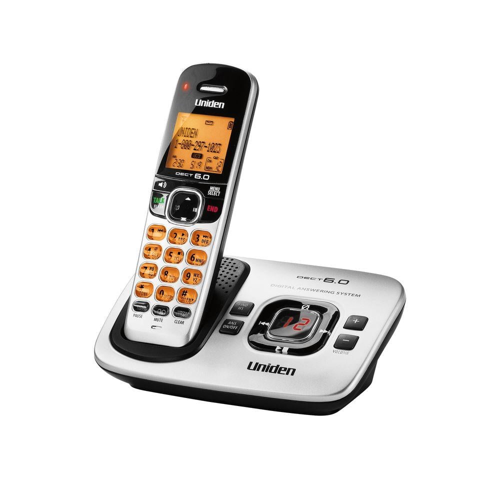 Uniden D1780 DECT 6.0 Cordless Phone, Caller ID , Digital Answering machine