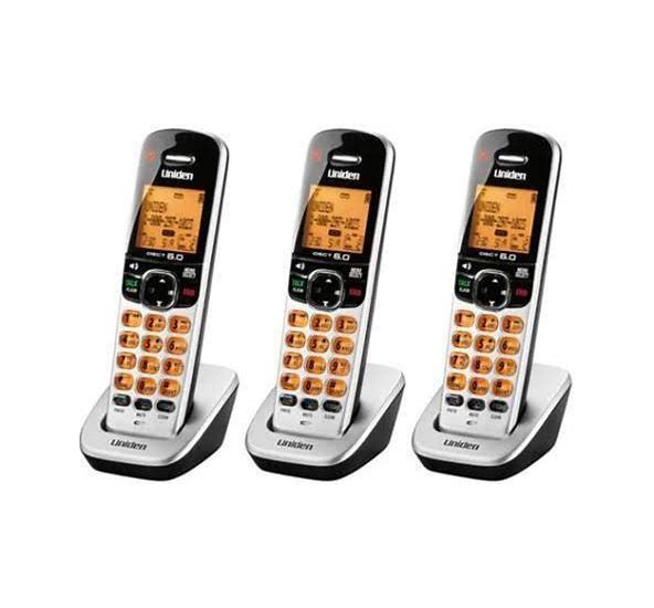 Uniden DCX170 Extra Handset / Charger Cordless Phone (3-Pack) for D1760 D1780 series