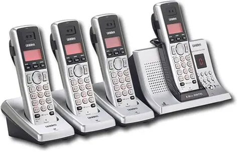 Uniden TRU9380-4 5.8GHz Expandable Cordless Phone System  Digital Answering System and Call Waiting/Caller Id